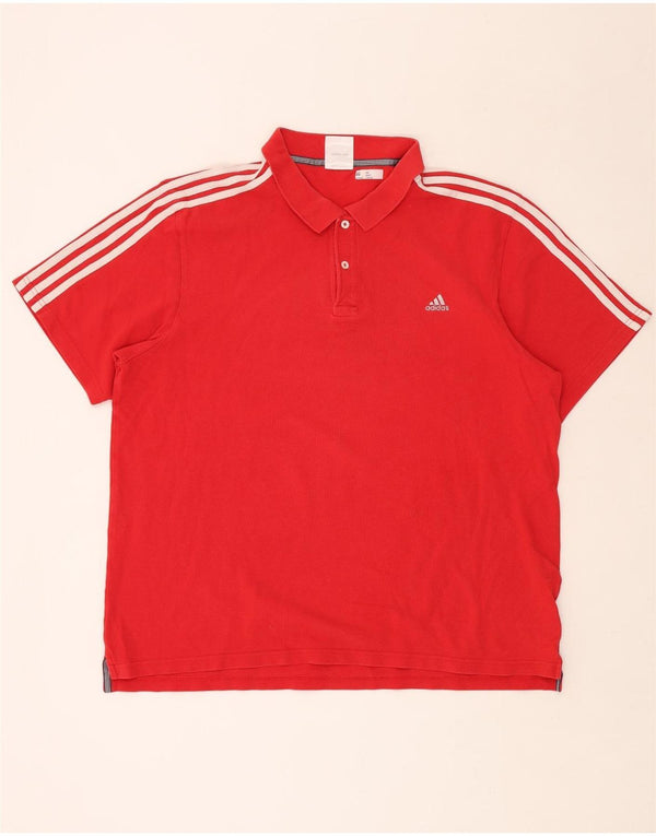 Camisa polo masculina ADIDAS 2XL algodão vermelho