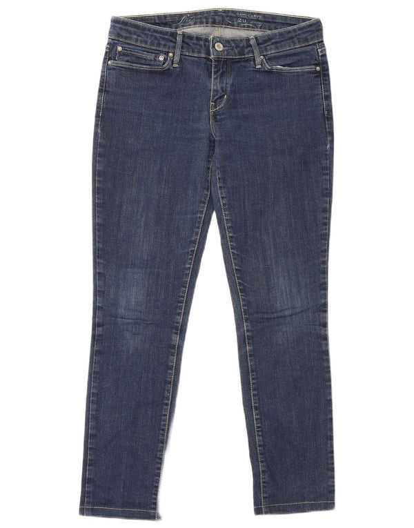 Calça jeans feminina Levi's Demi Curve Skinny W29 L27 azul marinho algodão