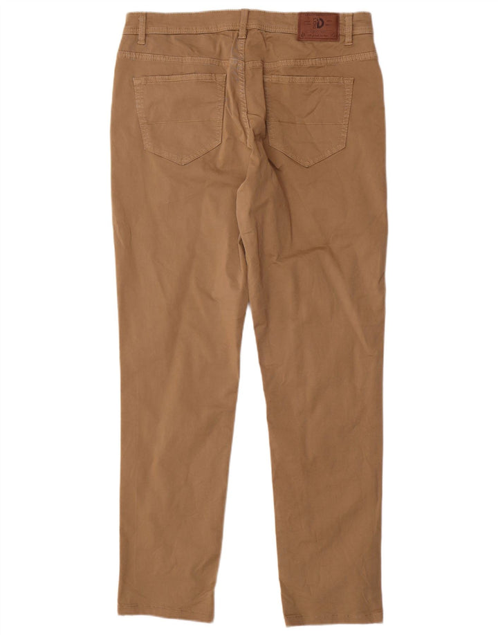 Calça casual masculina slim da Dack IT 48 médio W34 L31 algodão marrom