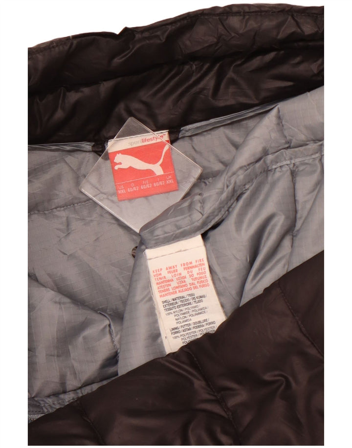 Jaqueta PUMA Masculina Acolchoada UK 44 2XL Preto Nylon