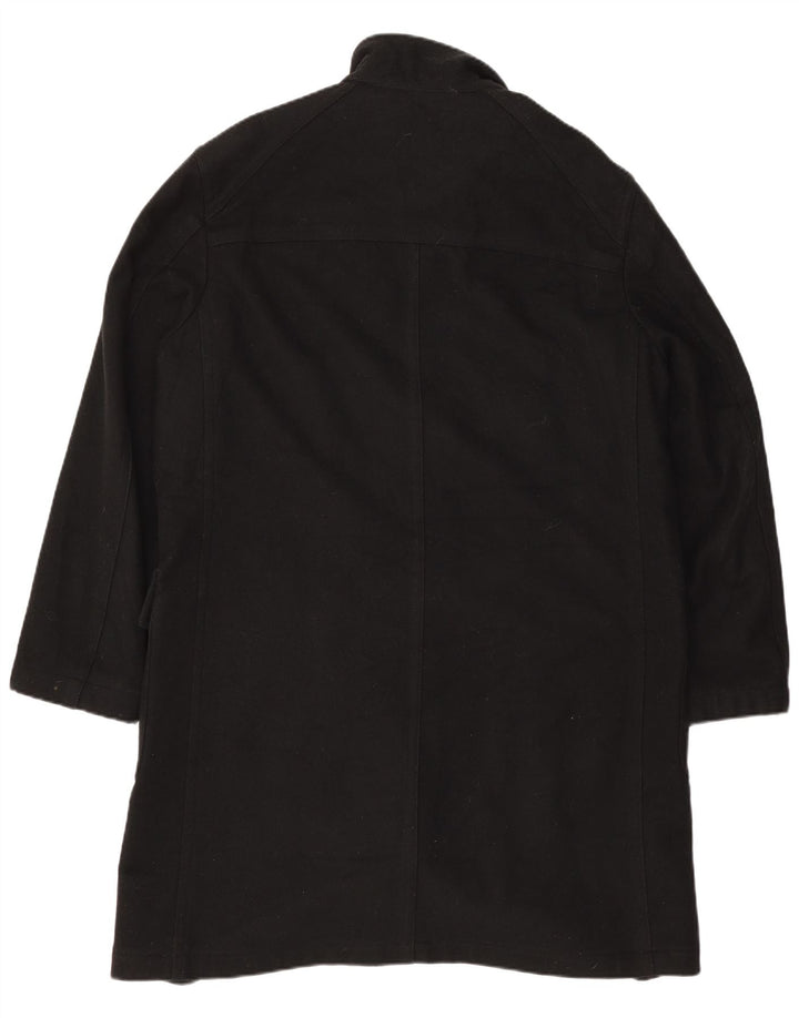 Red by Valentino Mens Duffle Coat IT 50 Lã Preta Grande