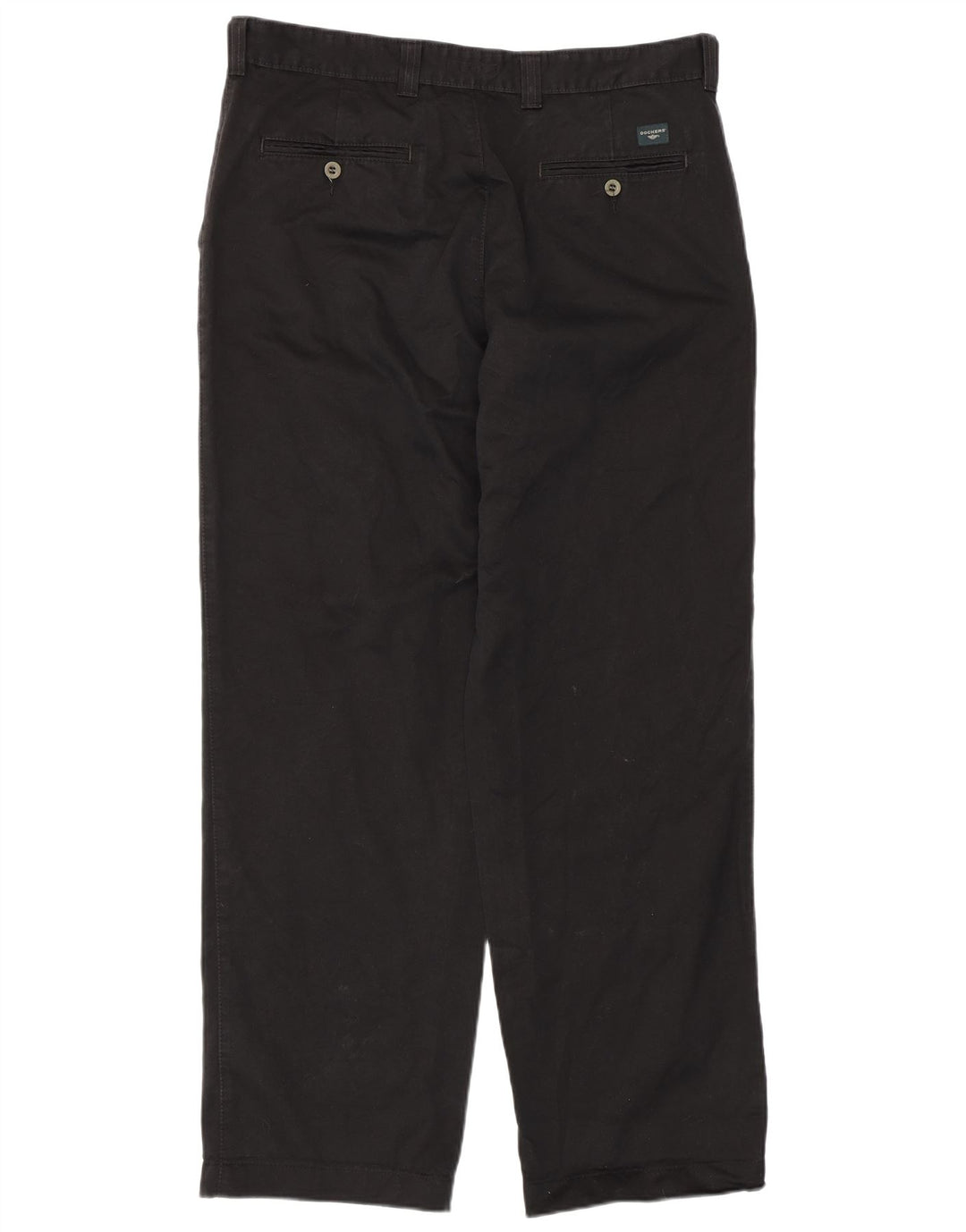 Calça chino reta masculina DOCKERS W36 L32 algodão preto