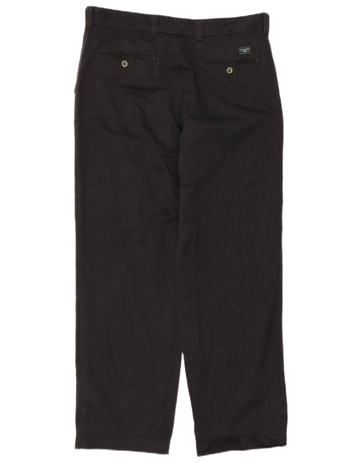 Calça chino reta masculina DOCKERS W36 L32 algodão preto