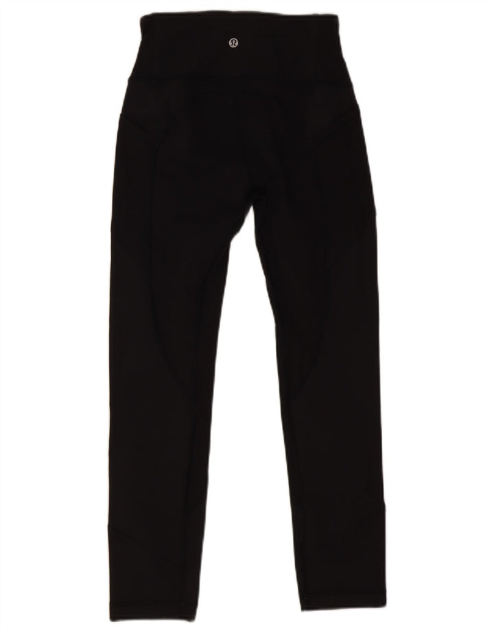 Lululemon Leggings capri feminino US 4 pequeno preto