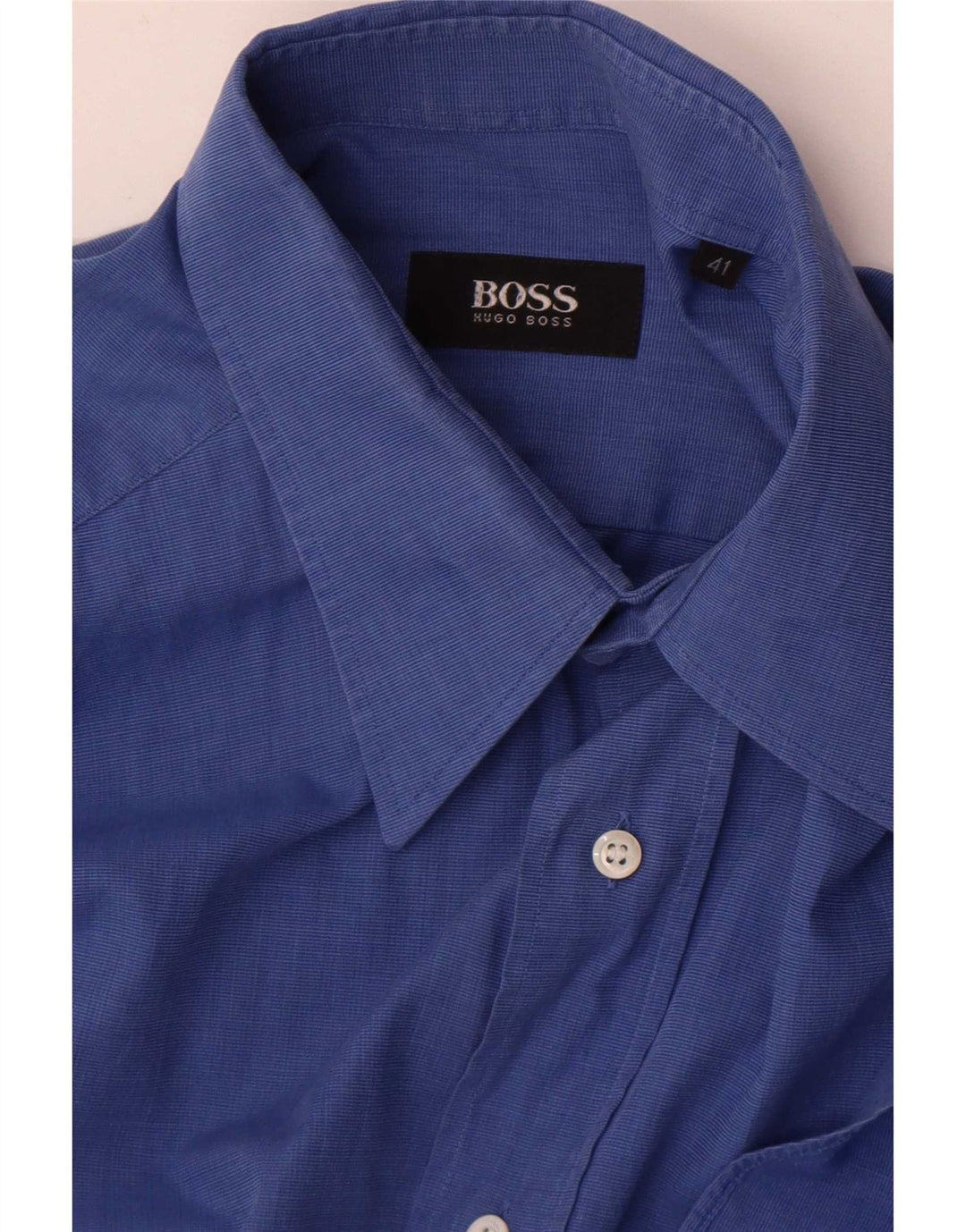 Camisa masculina Hugo Boss tamanho 41 grande azul