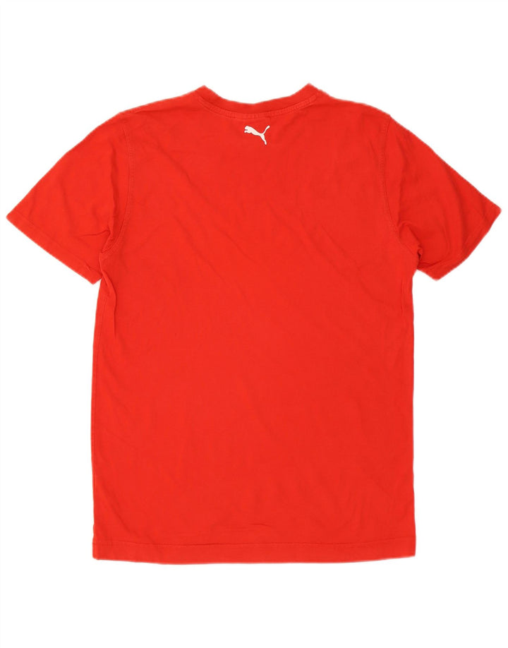 Puma Camiseta Masculina Graphic Top Médio Vermelho