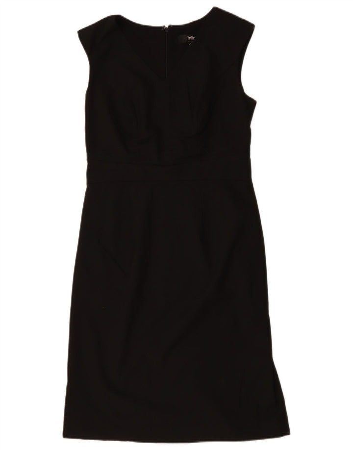 Vestido feminino MOSSIMO sem mangas US 4 pequeno poliéster preto