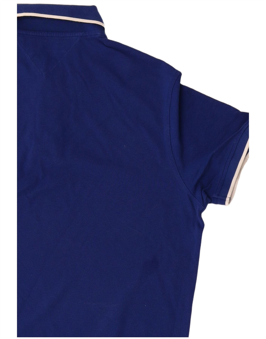 Camisa polo masculina TOMMY HILFIGER algodão azul médio