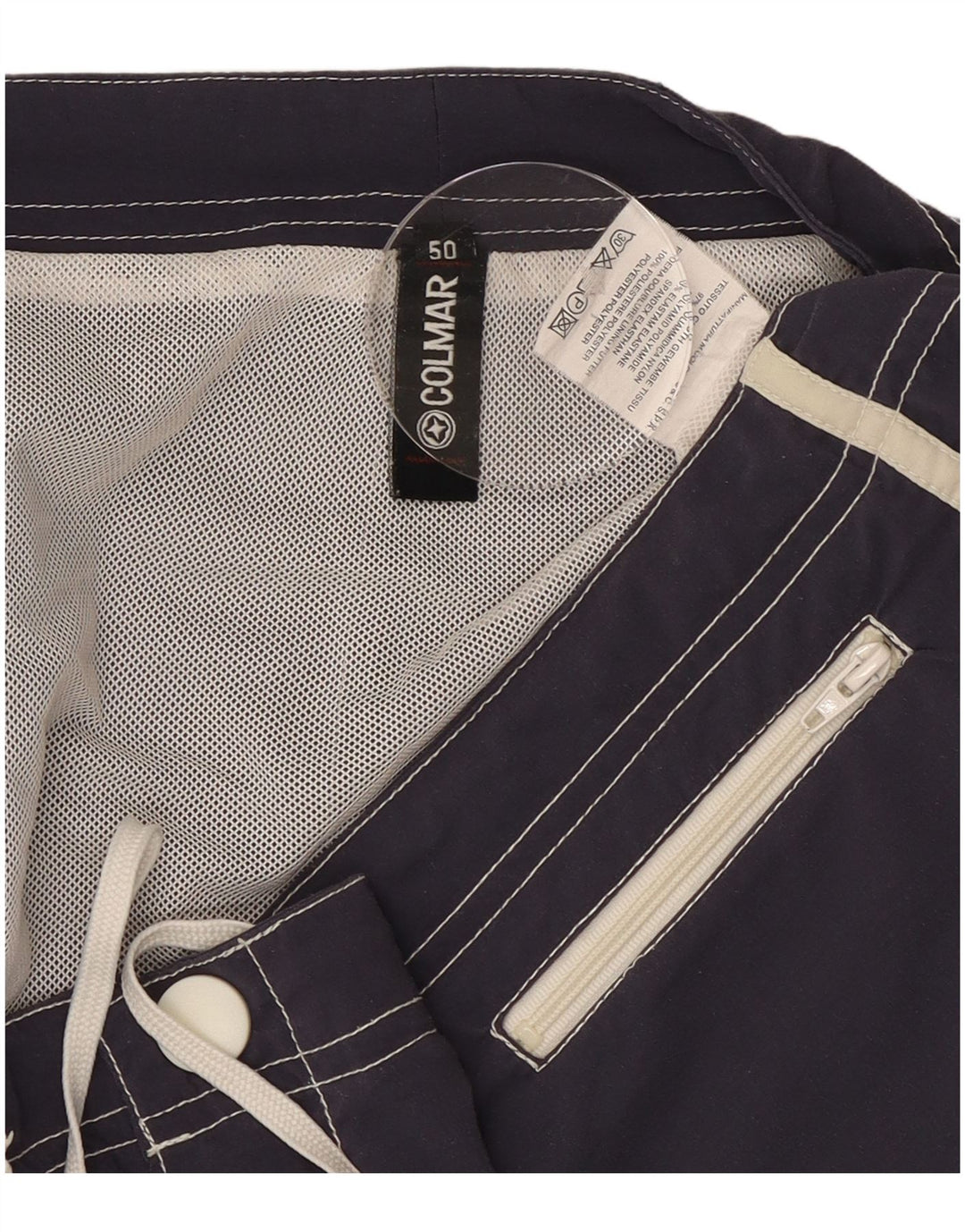 Calção de banho masculino Colmar IT 50 grande azul marinho poliamida
