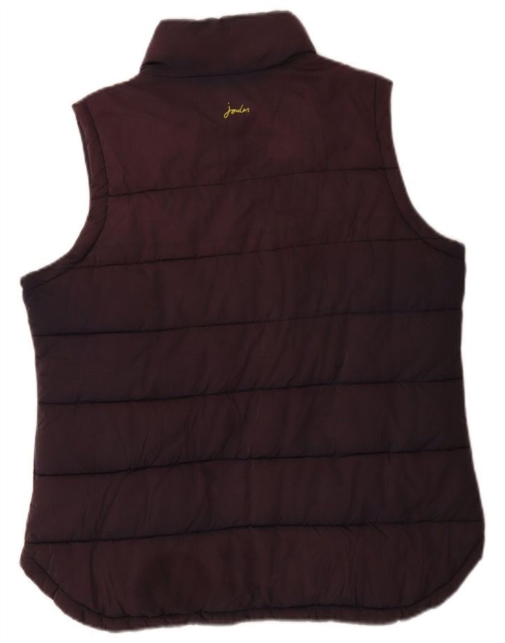 Gilet feminino acolchoado Joules UK 14 grande poliéster azul marinho