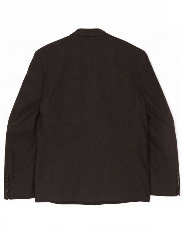 Jaqueta blazer masculina Van Gils com peito duplo Reino Unido 40 lã cinza grande