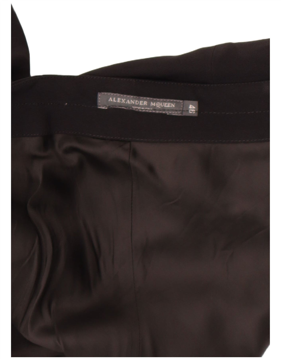 Saia evasê feminina Alexander Mcqueen IT 46 grande W34 L25 preta clássica