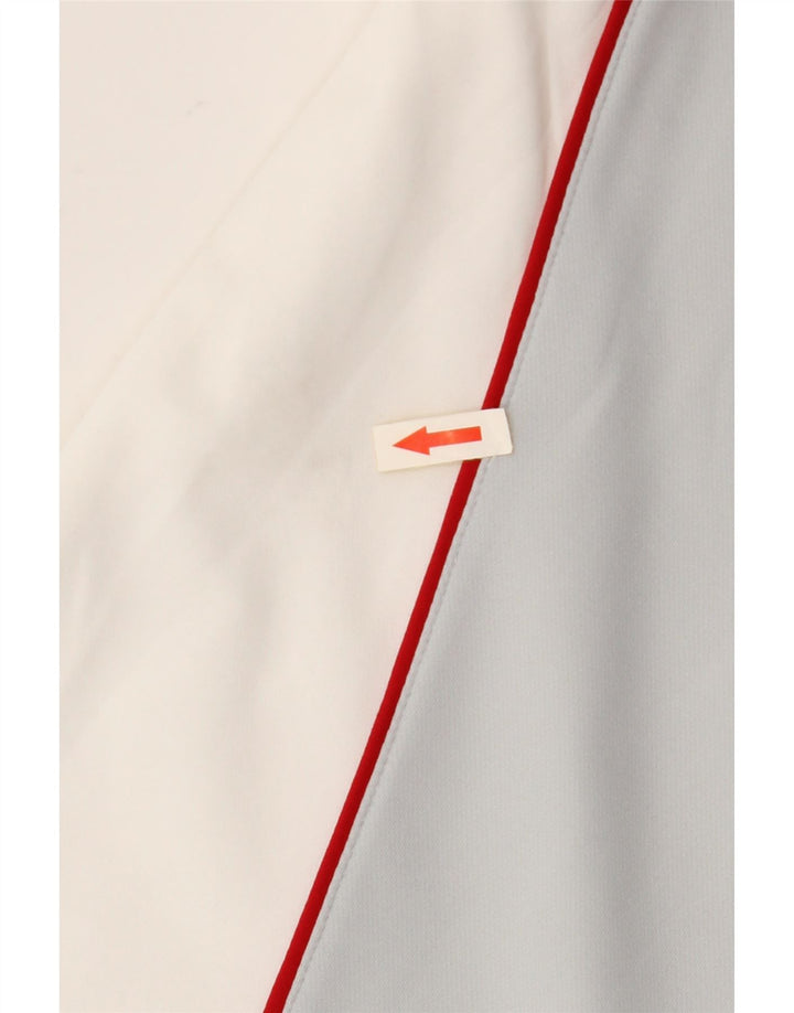 Camiseta masculina LOTTO UK 38/40 poliéster colorblock branco médio