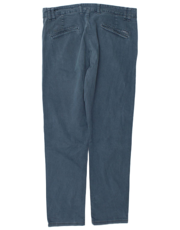 Liu Jo Calça Chino Masculina Reta IT 50 Grande W34 L29 Algodão Azul