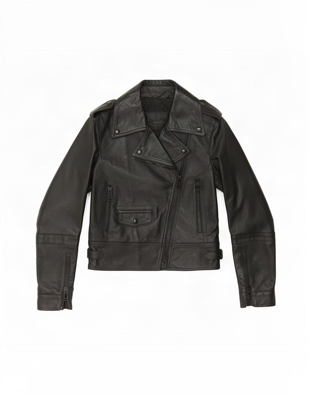 Belstaff Jaqueta feminina de couro para motociclista IT 38 XS preta