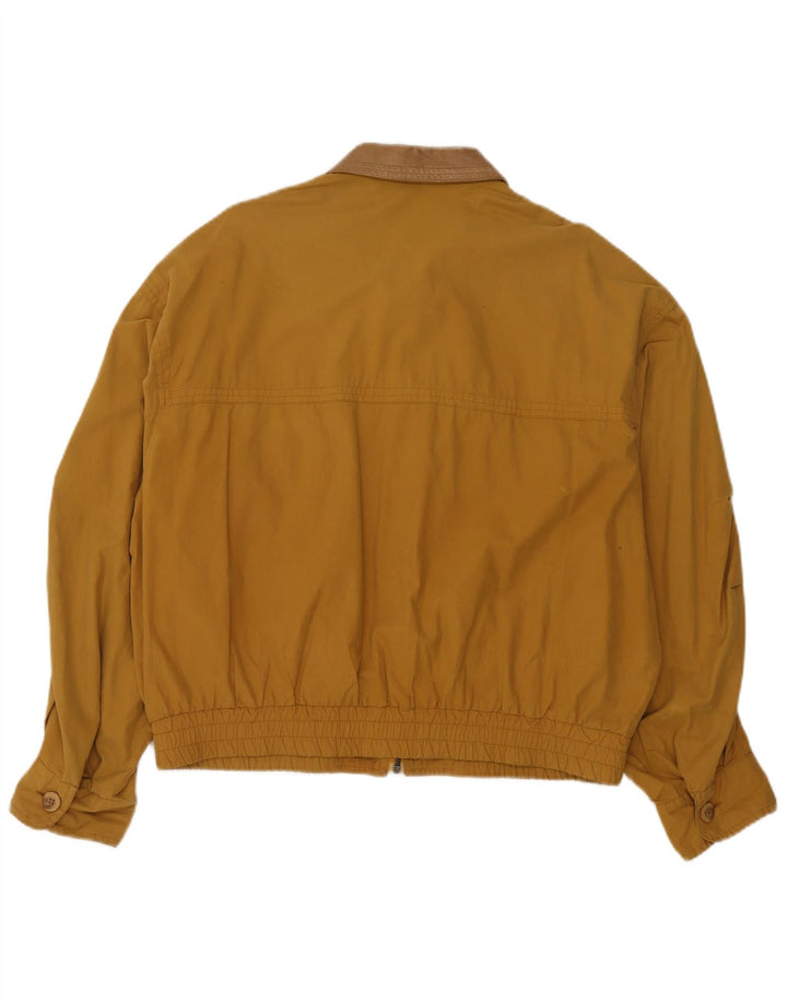 Jaqueta bomber masculina Ciao IT 50 grande algodão amarelo clássico