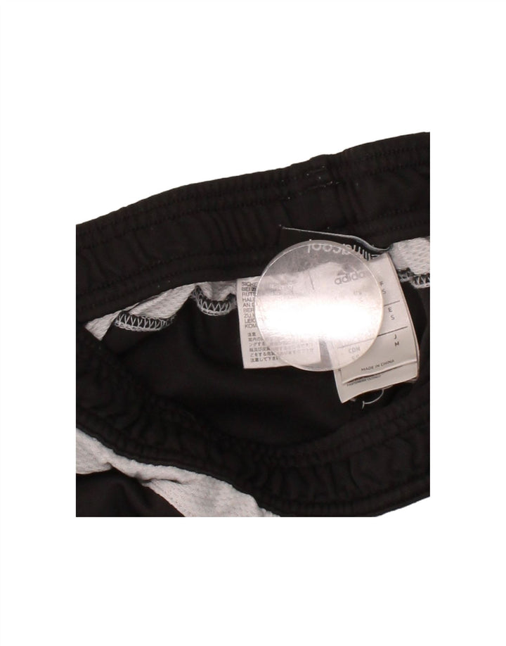 ADIDAS Womens Climacool Tracksuit Pants UK 10 Small Black Colourblock