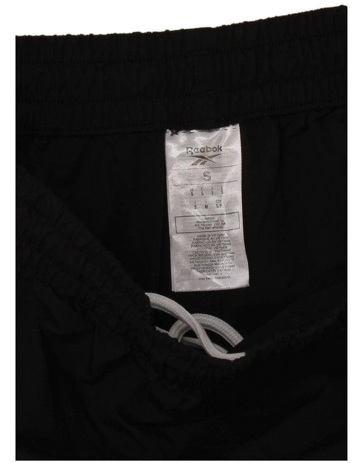 Shorts esportivos masculinos Reebok pequeno poliamida preta