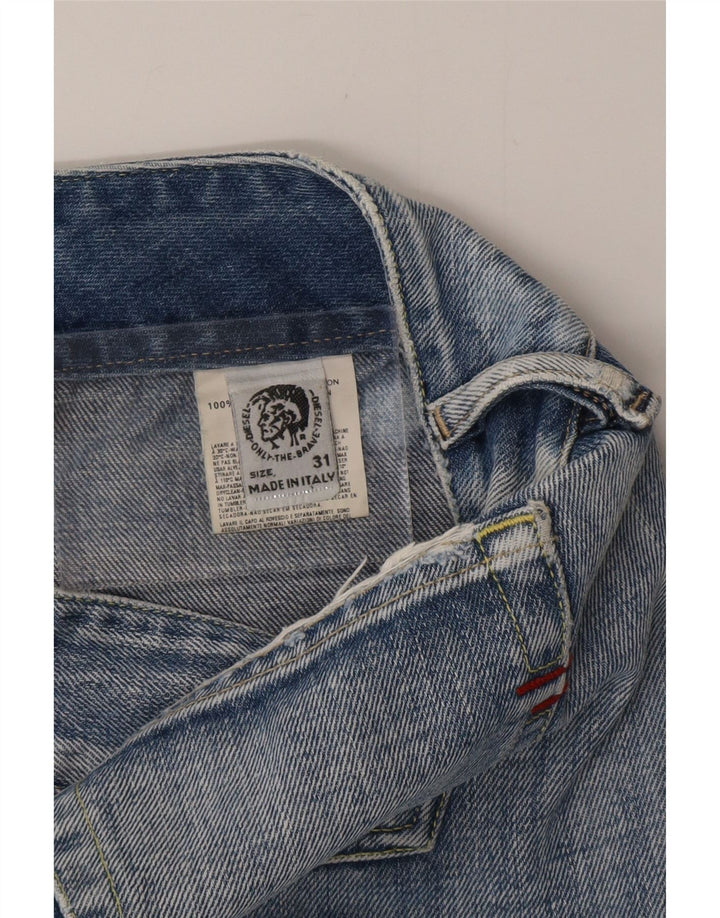 Shorts jeans feminino DIESEL W31 algodão azul médio