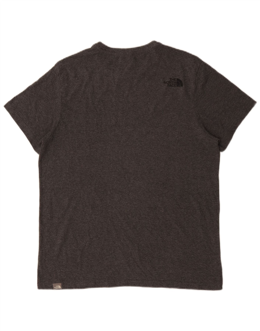 Camiseta masculina The North Face cinza médio manchado