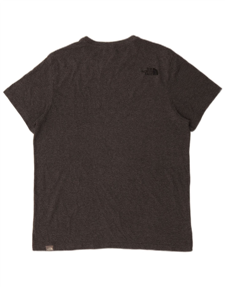 Camiseta masculina The North Face cinza médio manchado