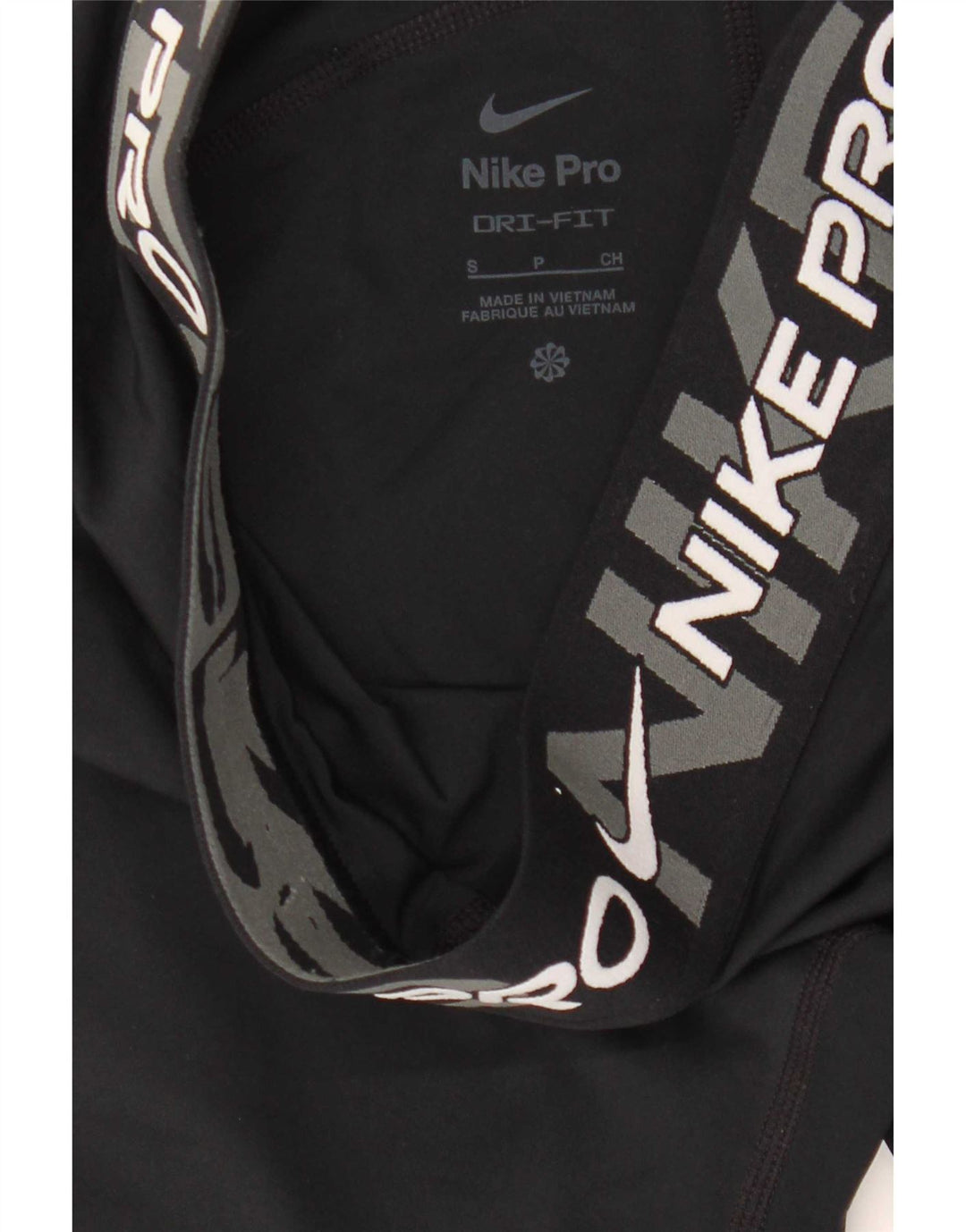 Leggings Nike Dri Fit Graphic UK 10 Pequeno Poliéster Preto