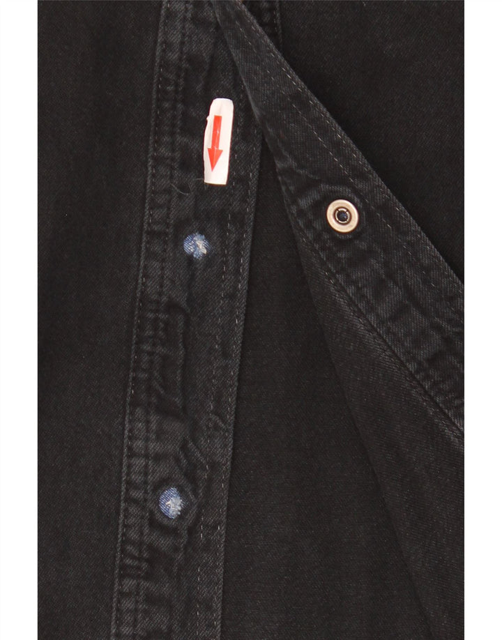 Camisa jeans masculina Roy Rogers XL preta