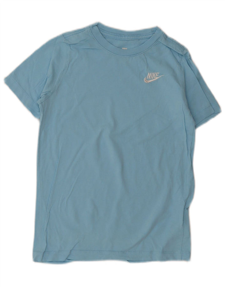Camiseta Nike Menino Top 10-11 Anos Médio Algodão Azul