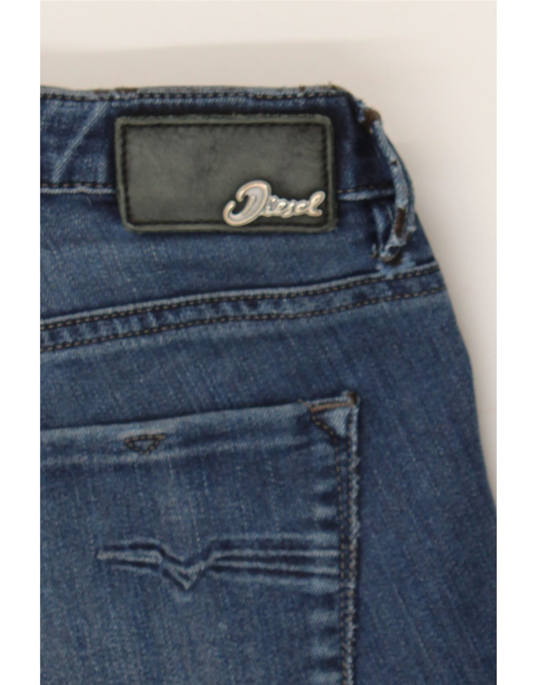 DIESEL Womens Skinny Jeans W27 L32 Blue Cotton Vintage Diesel and Second-Hand Diesel from Messina Hembry 
