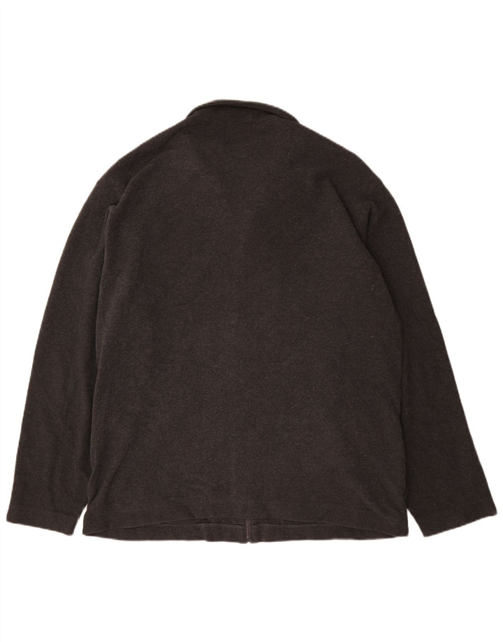 Jaqueta masculina de agasalho Marks & Spencer grande algodão cinza