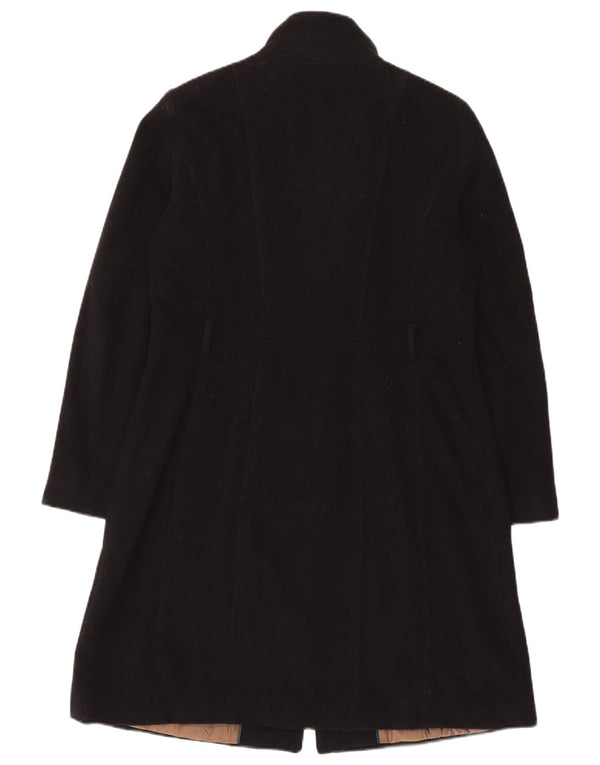Sobretudo feminino Marks & Spencer UK 14 grande lã preta