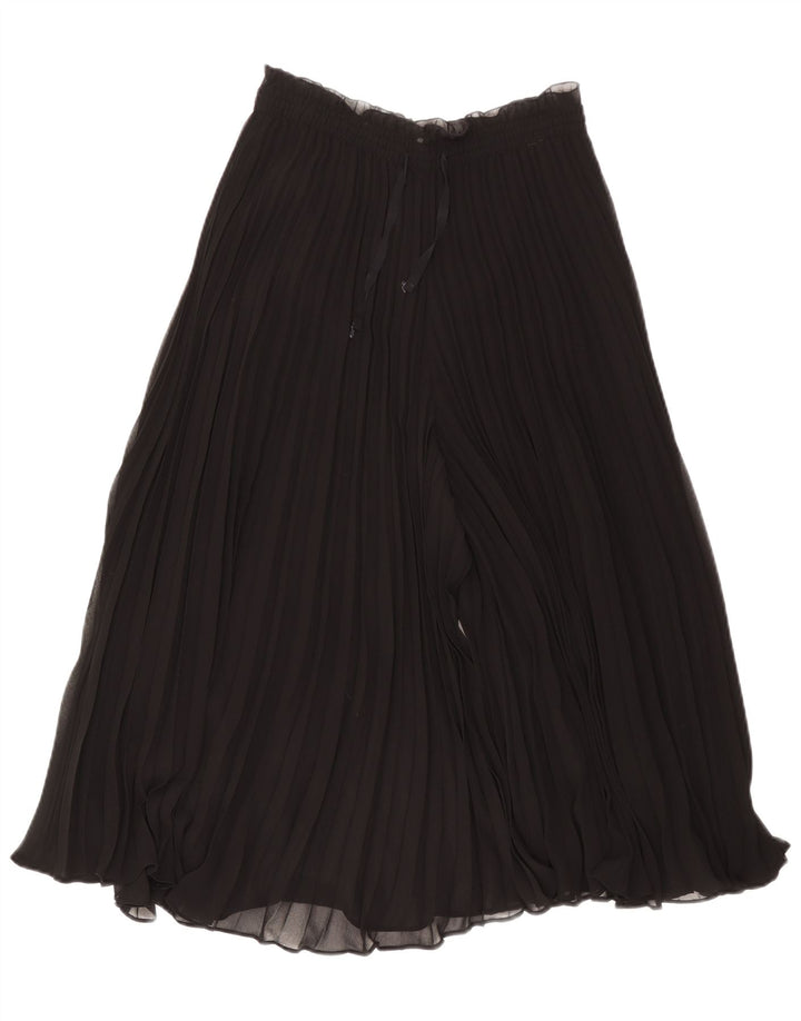 Calça Culottes feminina Zara XS W24 L14 poliéster preto