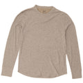 Gap Mens Top Manga Longa Algodão Cinza Médio