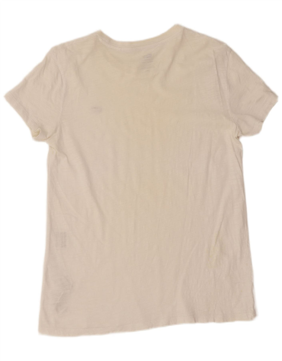 Camiseta feminina Levi's UK 14 médio algodão branco