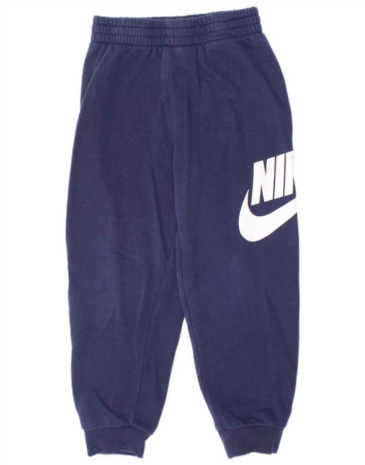 Calça de treino Nike Boys Graphic Joggers 5-6 anos médio azul marinho