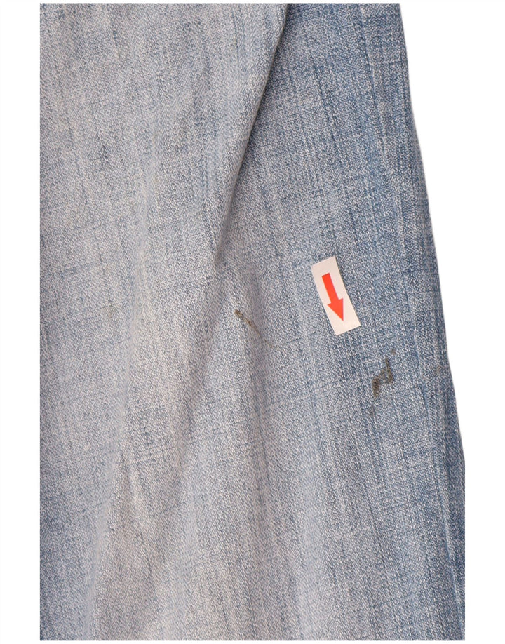 Lee Mens Brooklyn Straight Jeans W34 L34 Azul Algodão