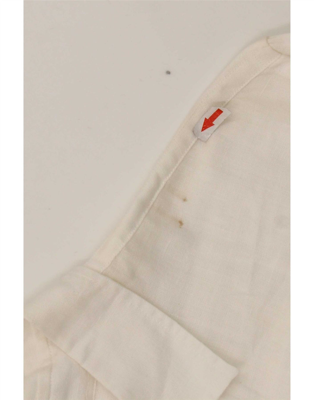 Camisa masculina Jaeger de linho branco médio