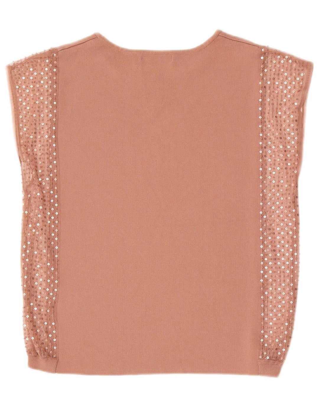 Blusa feminina Zara UK 14 médio bege