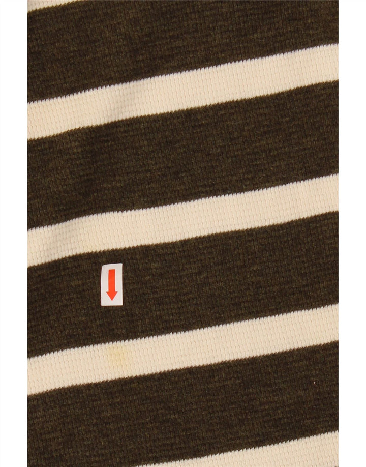 Suéter masculino POLO RALPH LAUREN com gola canoa 7-8 anos pequeno cáqui