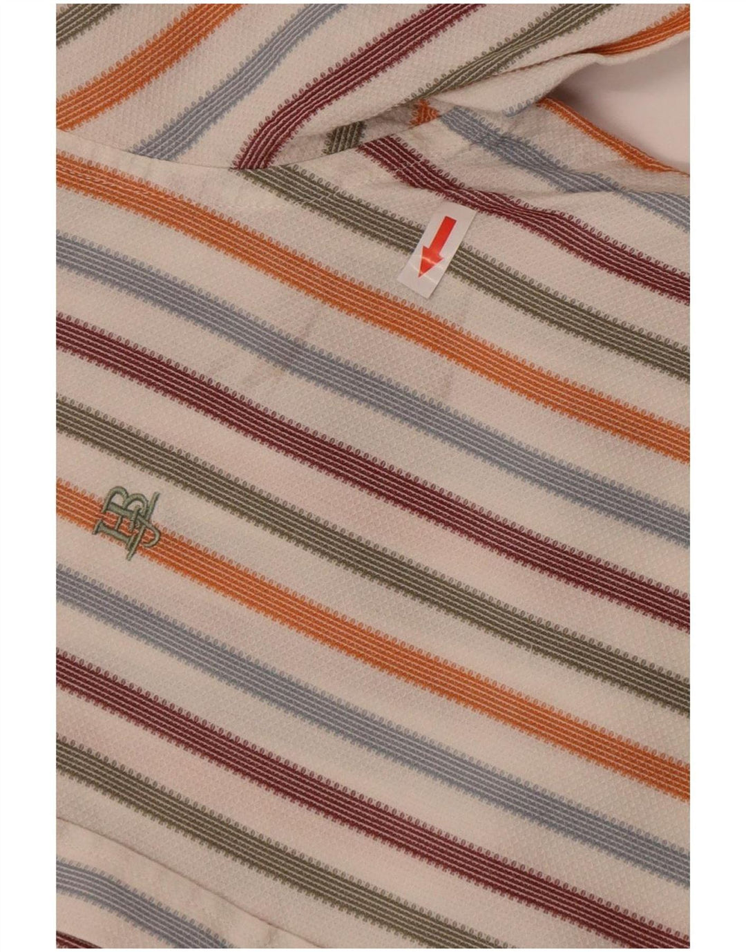 Camisa masculina Harmont & Blaine Regular Fit grande algodão listrado multicolorido