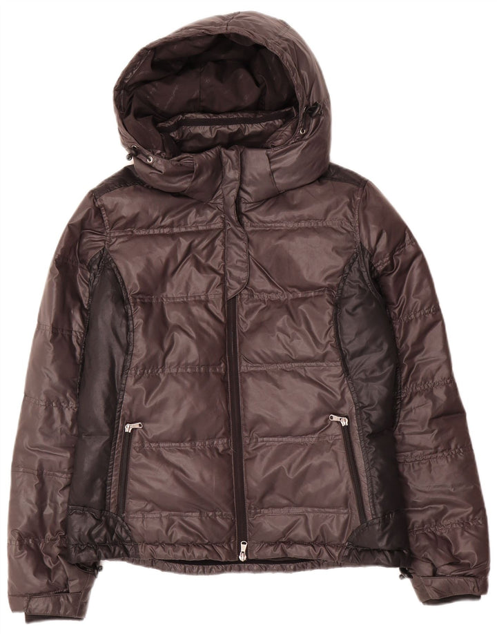 Jaqueta acolchoada feminina Conte of Florence IT 44 Medium Brown Colourblock