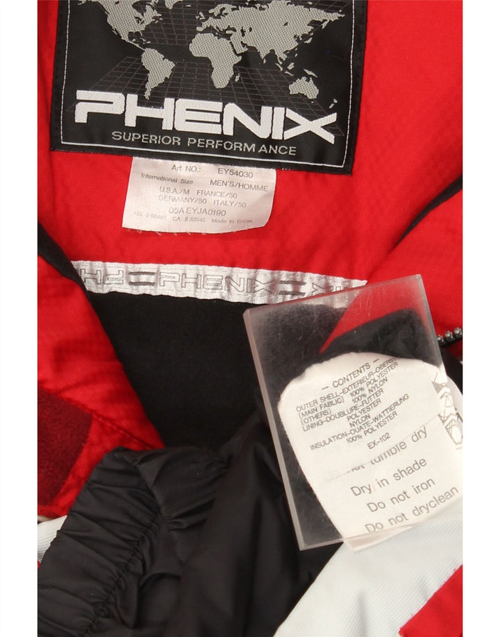 Jaqueta de esqui masculina Phoenix IT 50 grande poliéster vermelho Colourblock