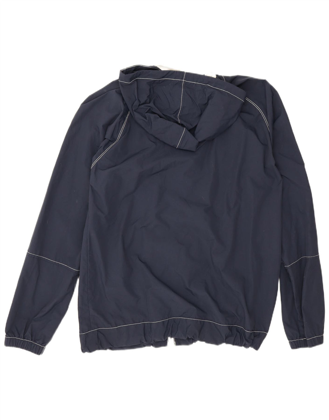 Jaqueta de chuva masculina Jack Wills com capuz UK 40 grande nylon azul marinho