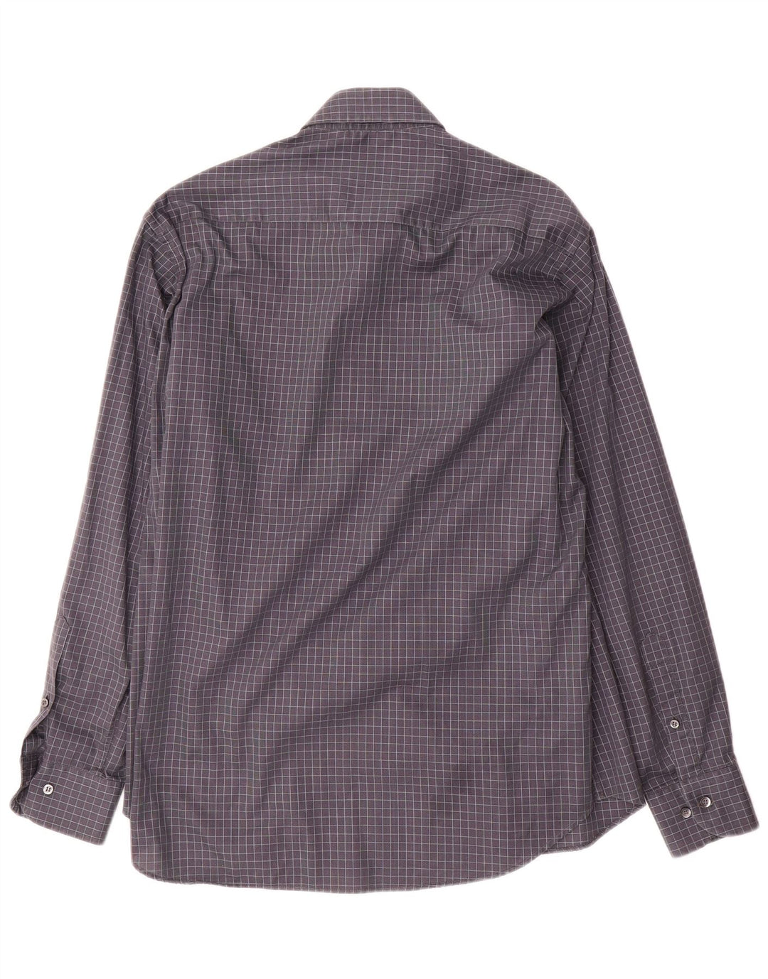 Camisa masculina Yves Saint Laurent tamanho 40 15 3/4 cinza médio guingão