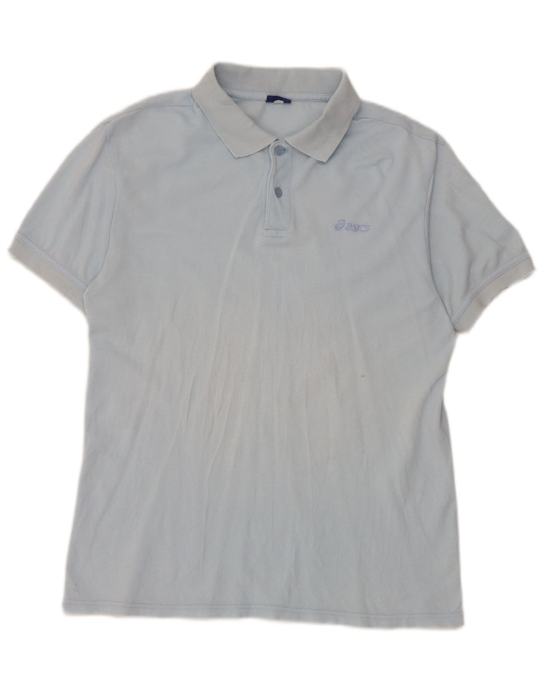 Camisa polo masculina Asics azul médio