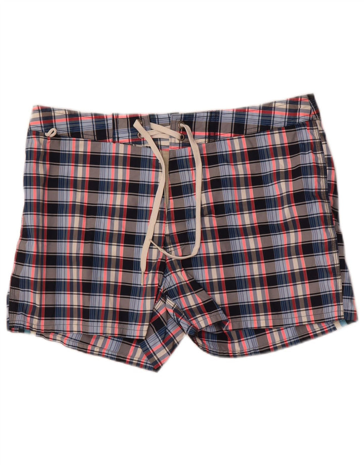 Shorts de natação masculino Sundek grande xadrez multicolorido
