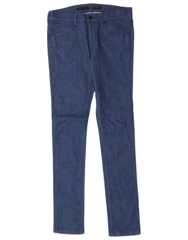 Wrangler Womens Stranglers Jeans Skinny W32 L33 Azul