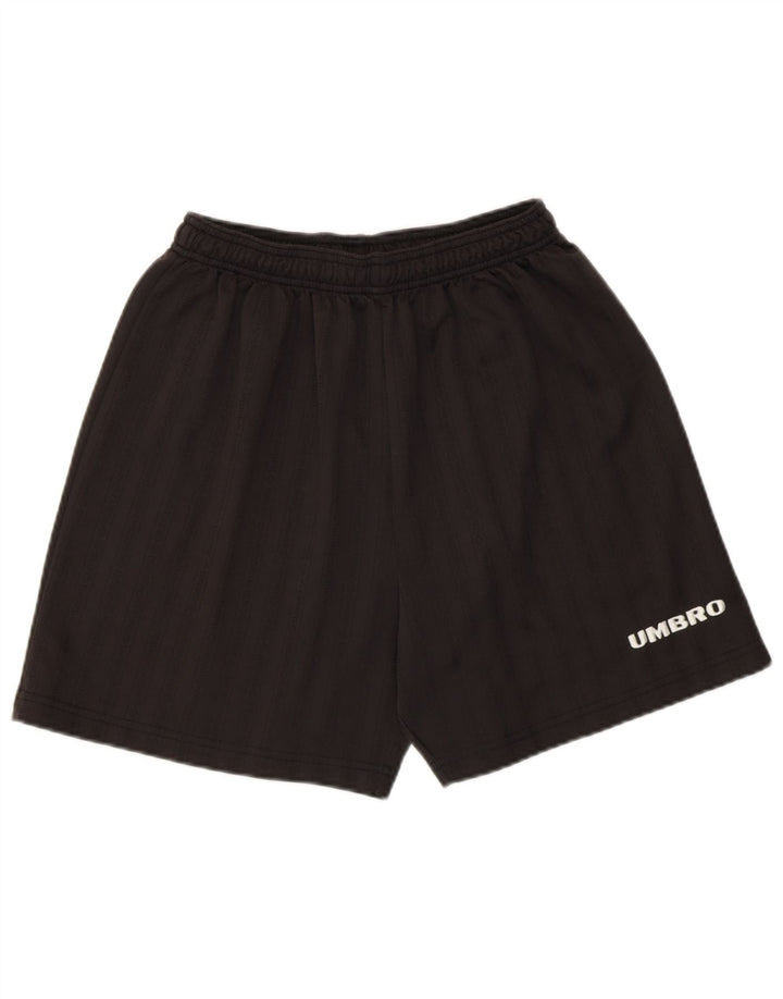 Shorts esportivos gráficos masculinos UMBRO poliéster preto grande