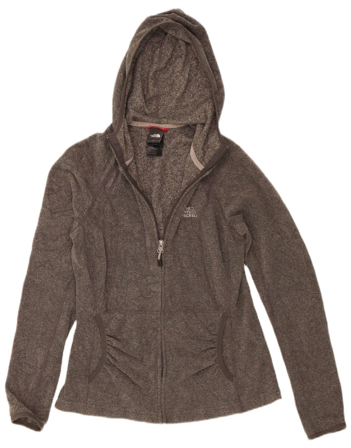 Casaco de treino com capuz feminino The North Face Reino Unido 10 pequeno cinza