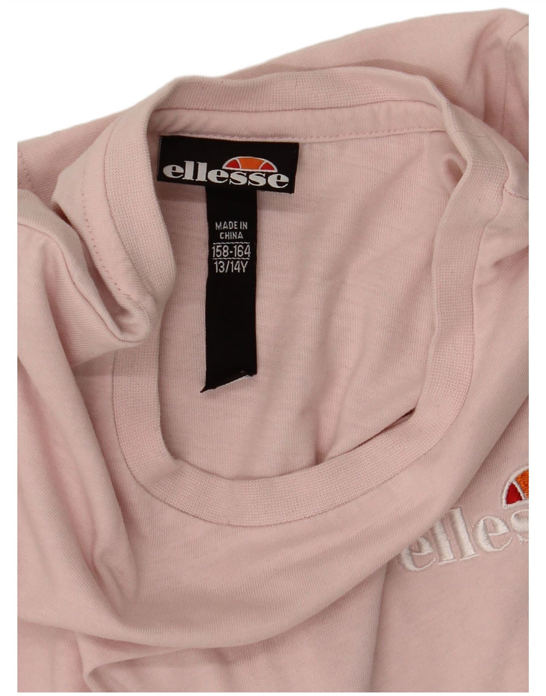 Camiseta feminina ELLESSE 13-14 anos algodão rosa